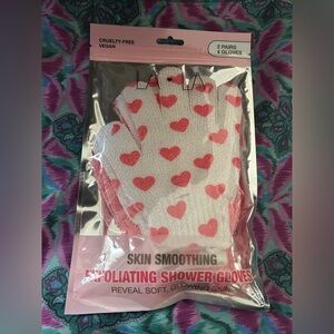 LA LA Skin Smoothing Exfoliating Shower Gloves